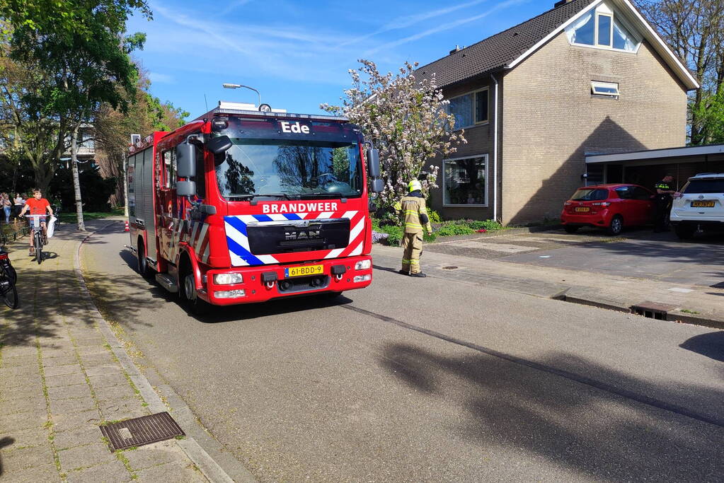 Brand in keuken van woning snel geblust