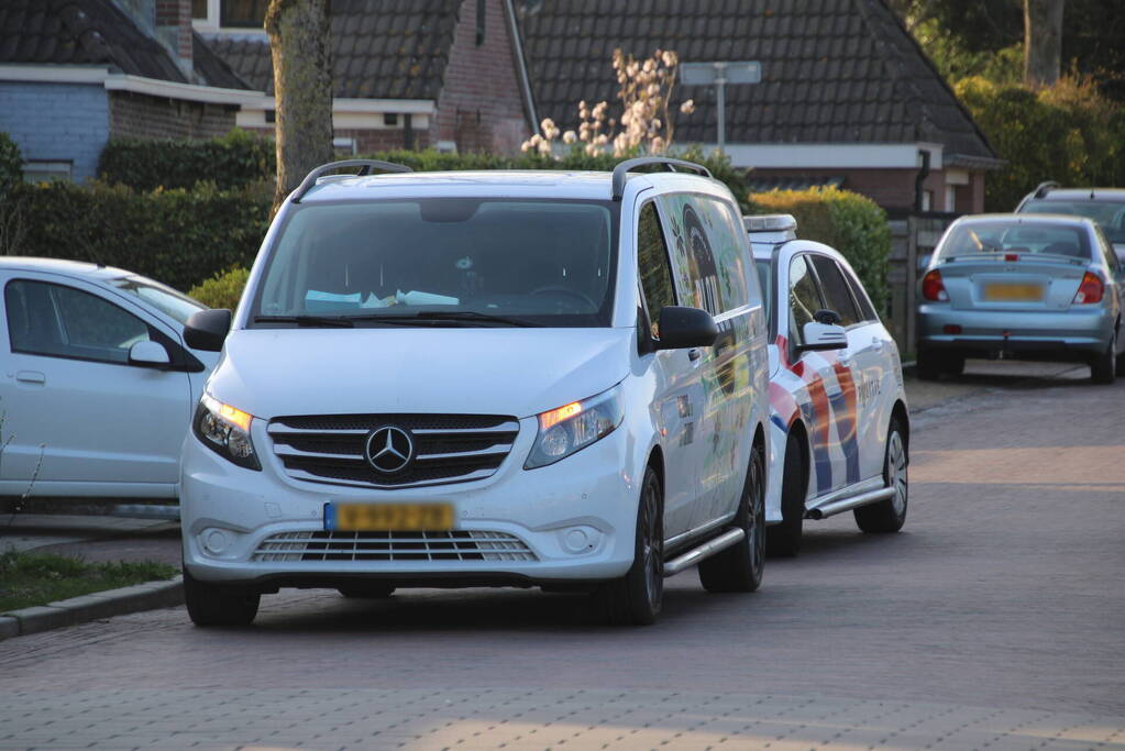 Fietser gewond bij botsing met bestelbus