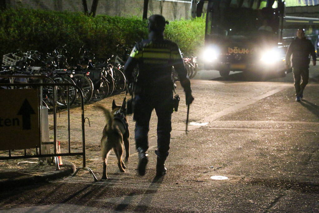 Grote politiemacht op de been voor risicowedstrijd