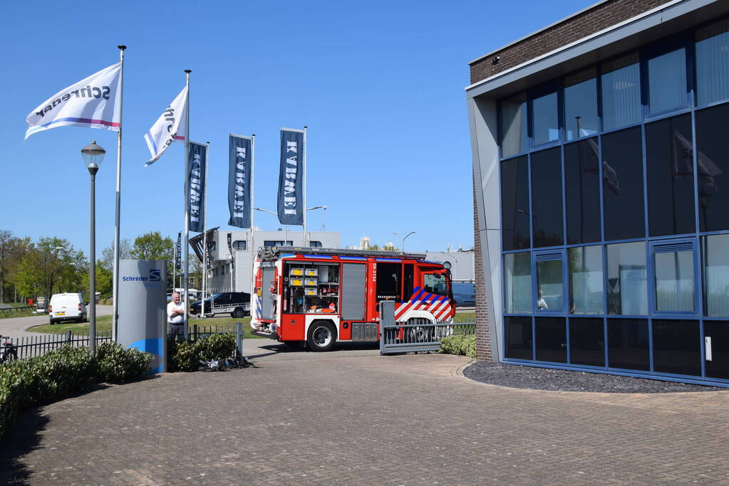 Brand in spouwmuur na wegbranden van onkruid