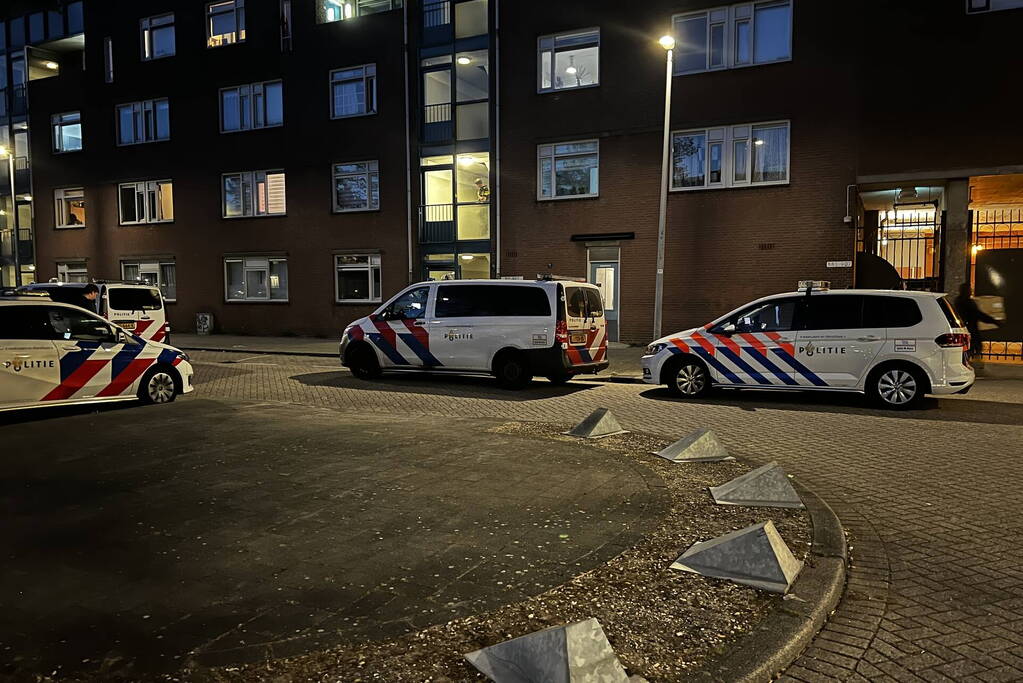 Veel politie na schietpartij