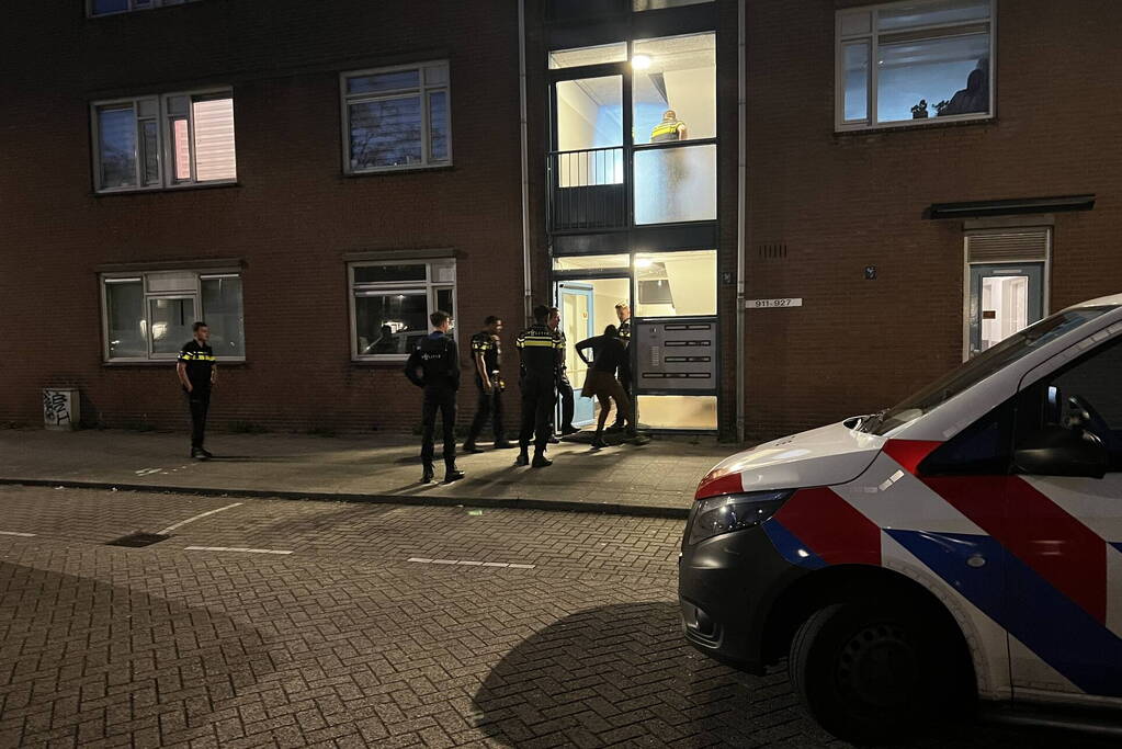 Veel politie na schietpartij