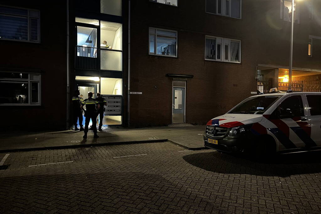 Veel politie na schietpartij