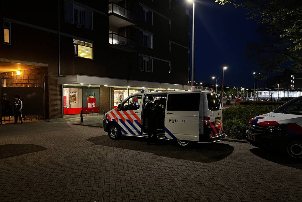 Veel politie na schietpartij