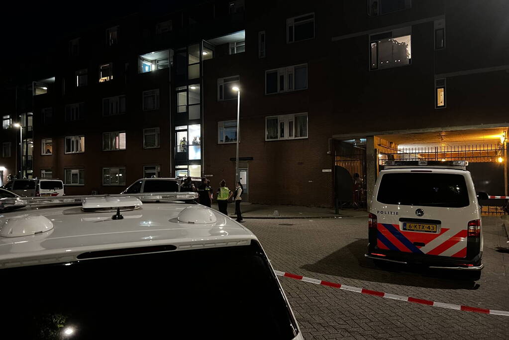 Veel politie na schietpartij