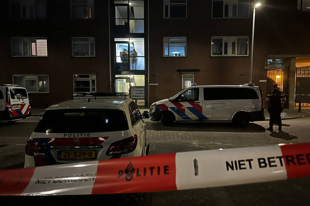 Veel politie na schietpartij