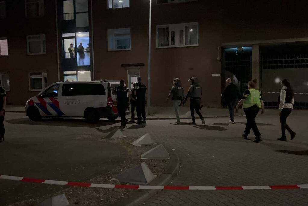 Veel politie na schietpartij