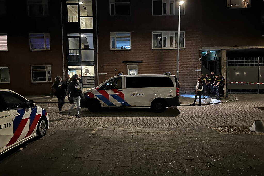 Veel politie na schietpartij