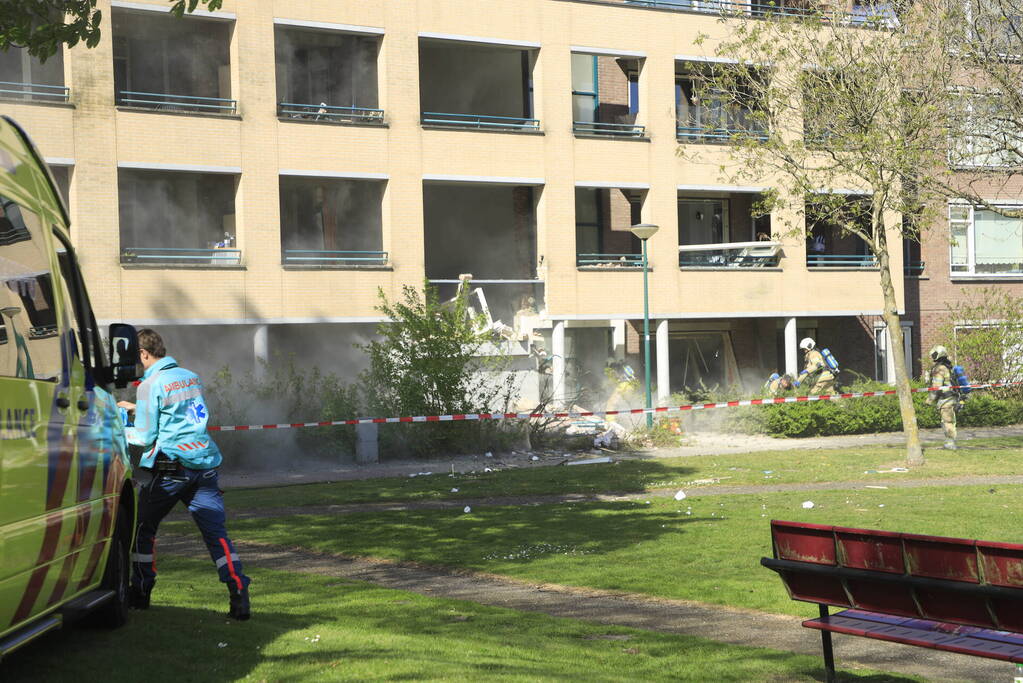 Hulpverleners gewond na tweede gasexplosie