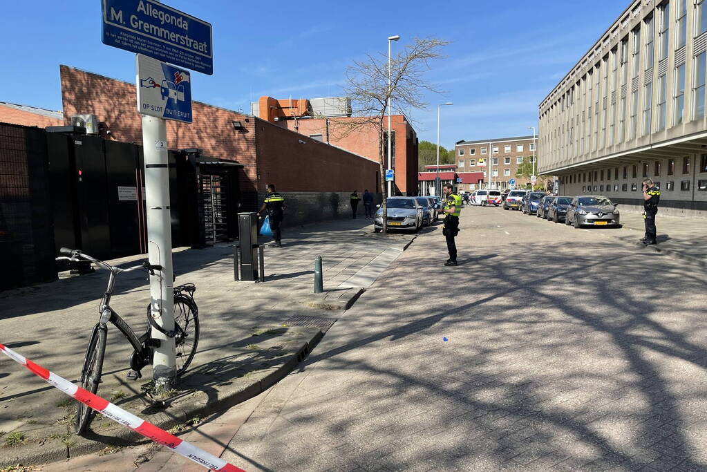 Traumahelikopter landt voor steekpartij