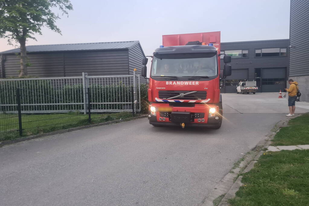 Veel hulpdiensten ingezet op bedrijventerrein