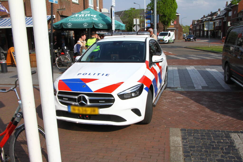 Botsing tussen fietser en voetganger