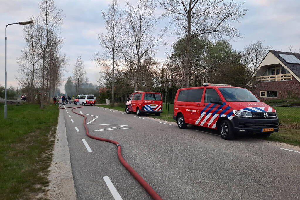 Enorme rookwolken bij brand in voormalig restaurant Wok van Walcheren