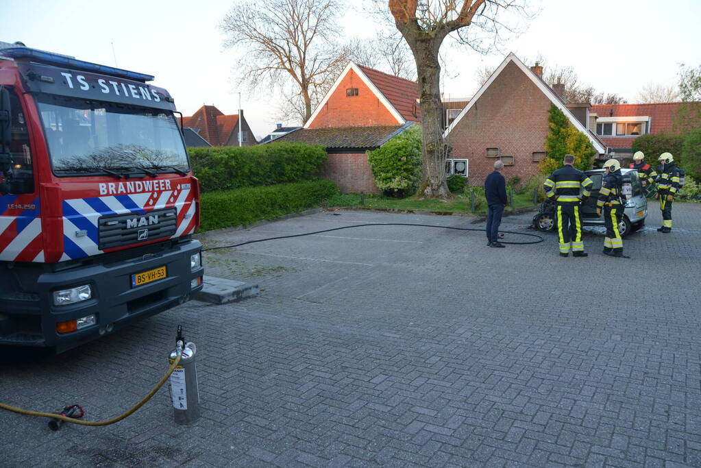 Brommobiel verwoest vanwege brand
