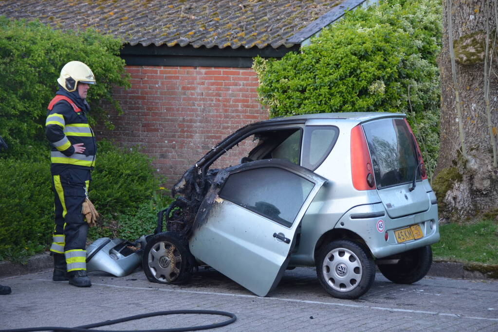 Brommobiel verwoest vanwege brand