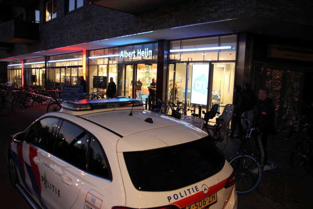 Steekpartij bij Albert Heijn supermarkt
