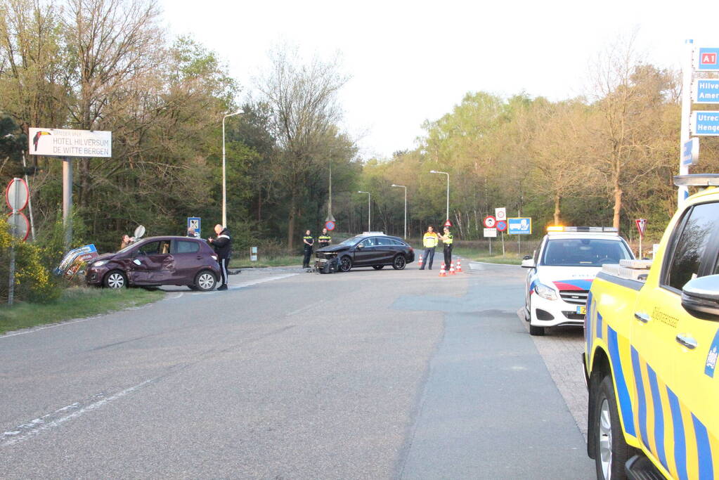 Flinke schade bij botsing op afrit