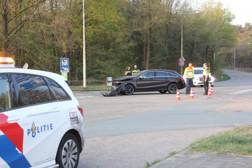 Flinke schade bij botsing op afrit