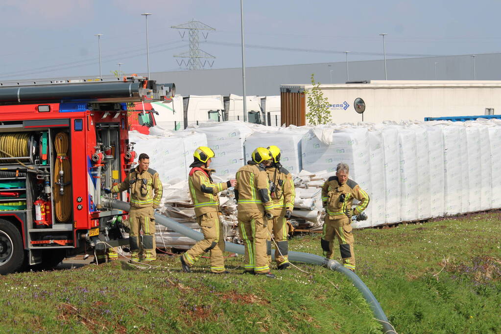 Broei in berg met potgrond