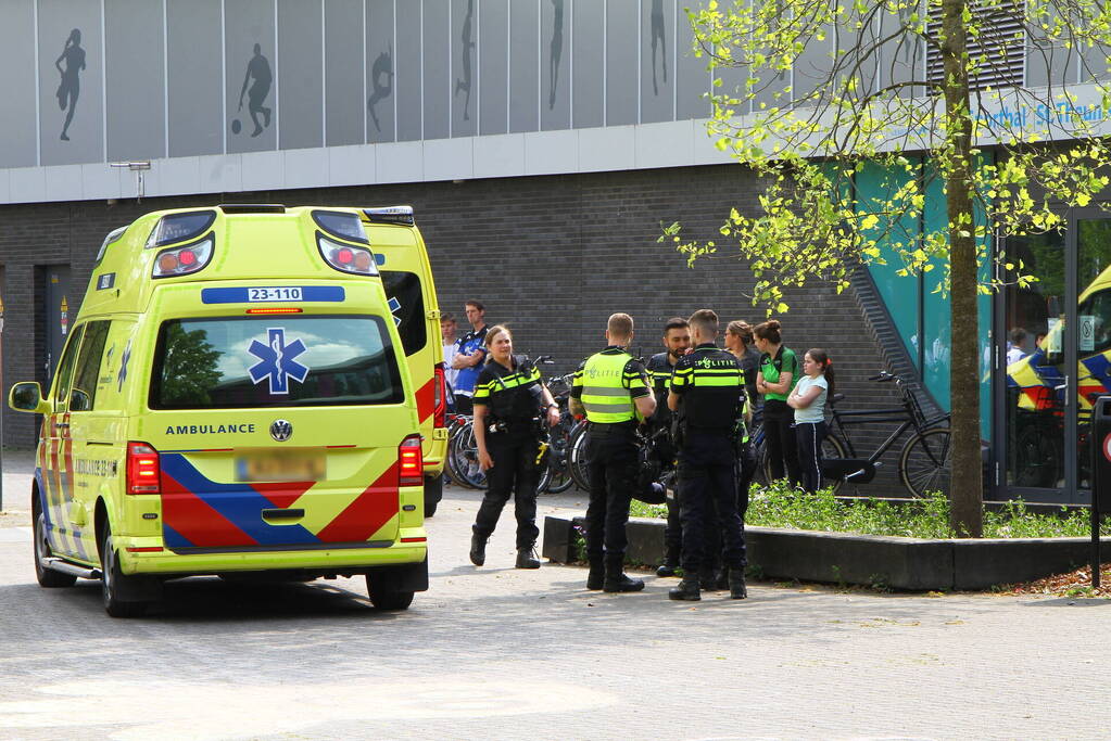 Sporthal ontruimd vanwege medisch incident