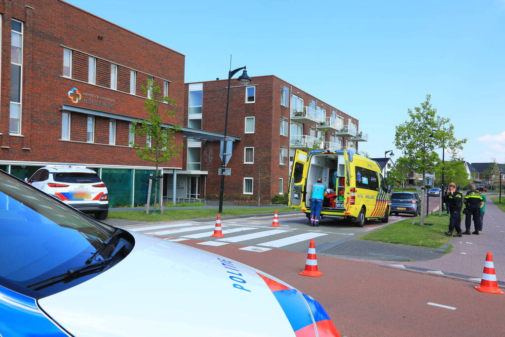 Fietsster aangereden op rotonde 14