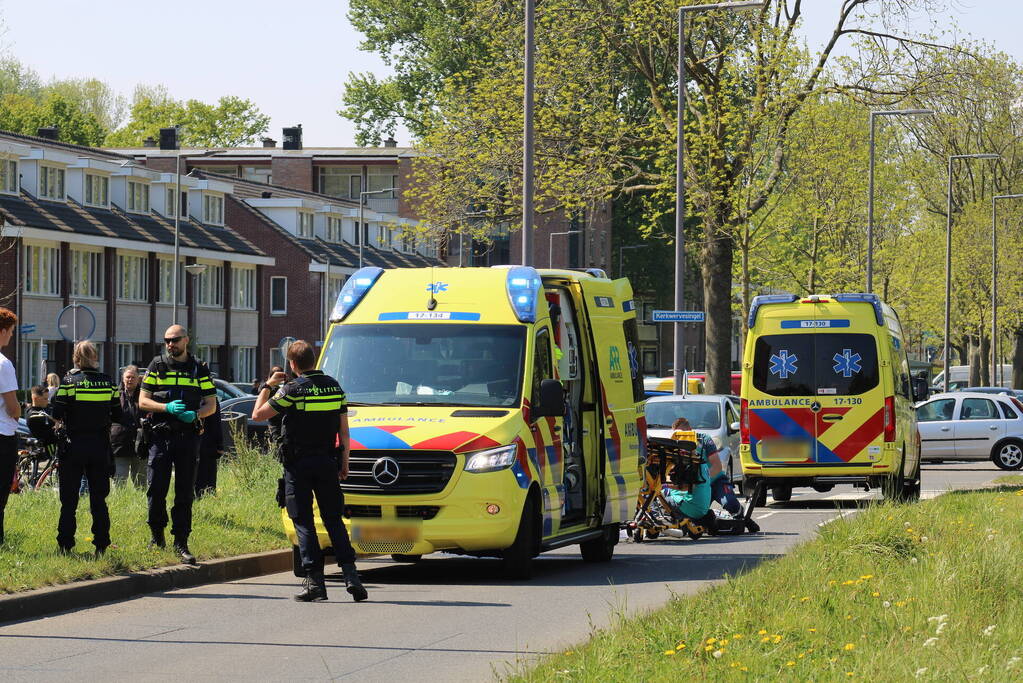 Fietser geschept en raakt ernstig gewond
