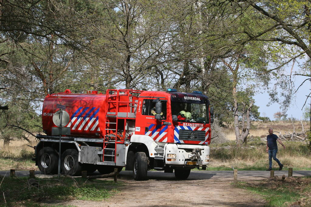Grote brand in natuurgebied