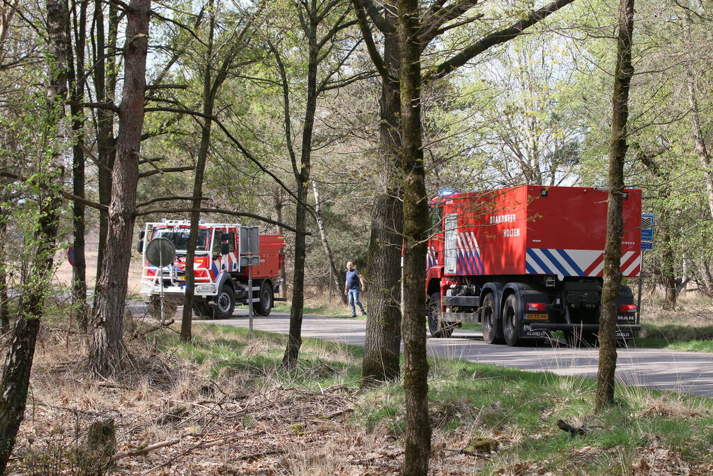 Grote brand in natuurgebied