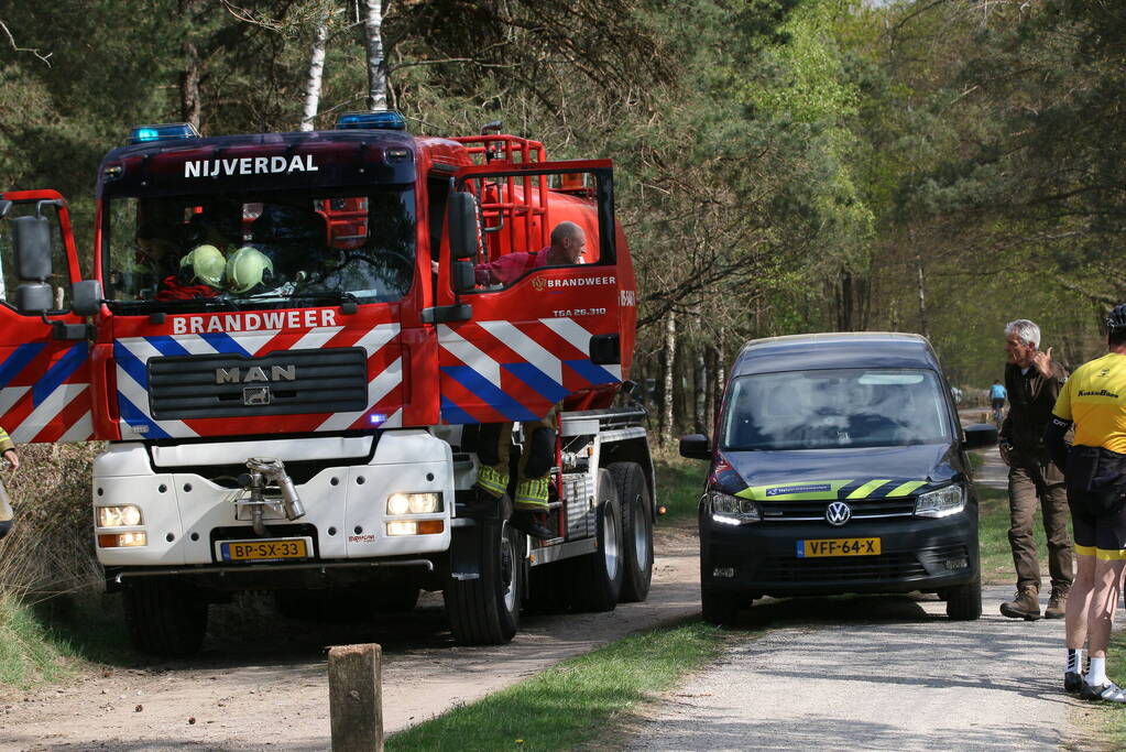 Grote brand in natuurgebied