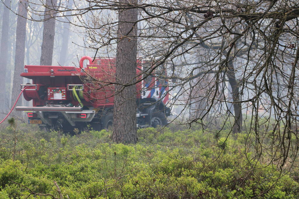 Grote brand in natuurgebied