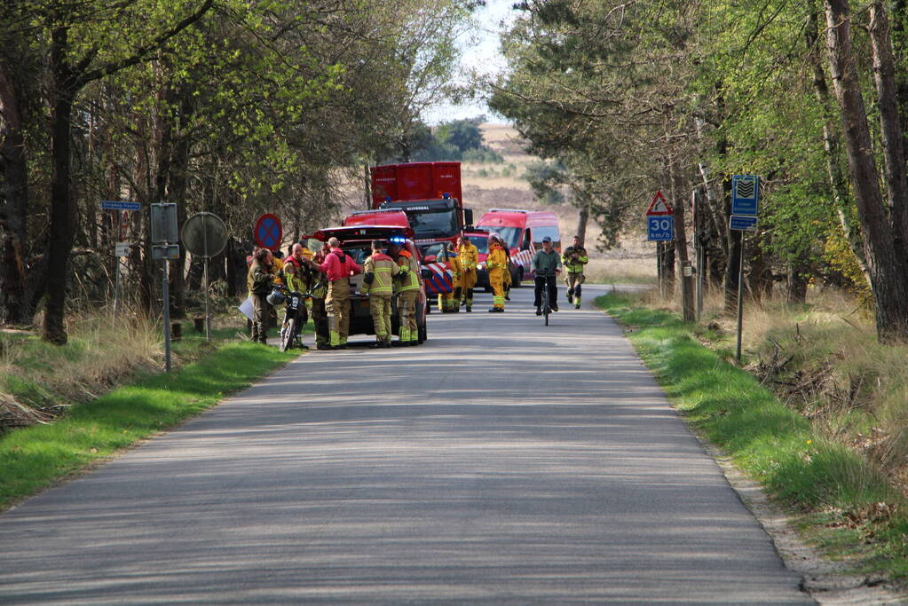 Grote brand in natuurgebied