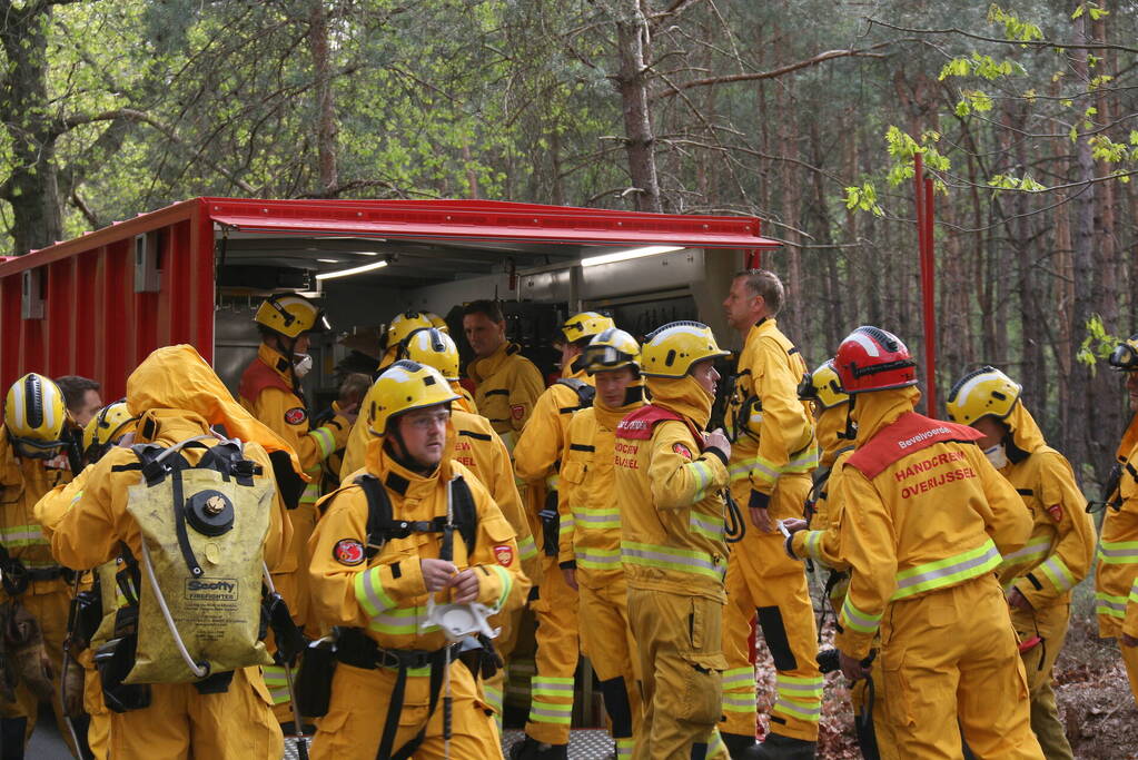 Grote brand in natuurgebied