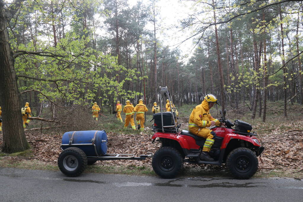 Grote brand in natuurgebied