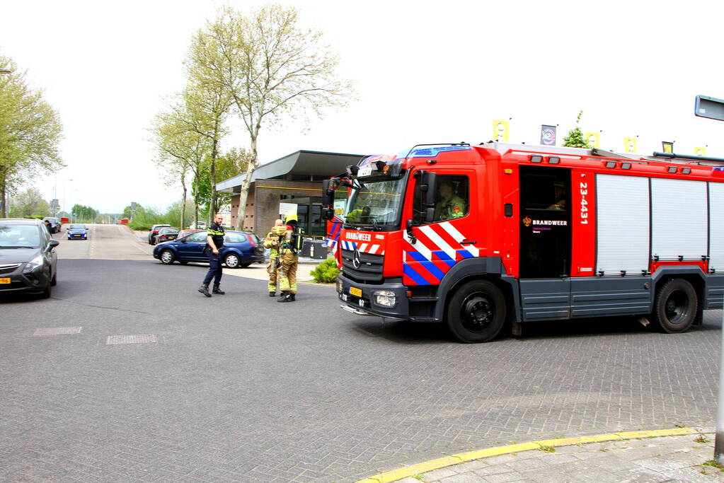 Brand in fietsenstalling Montessorischool