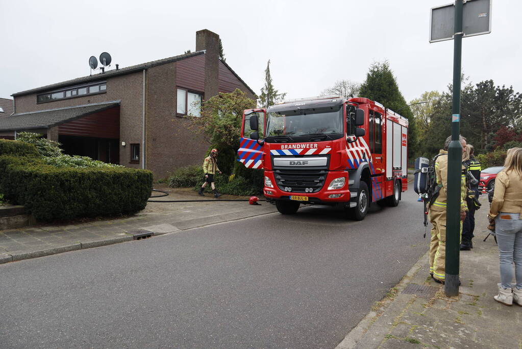 Brand in vrijstaande woning snel geblust