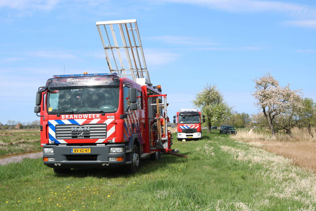 Boswachter ontdekt brand in natuurgebied