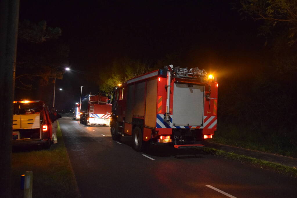 Brandweer groots ingezet voor bosbrand
