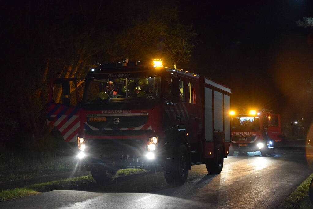Brandweer groots ingezet voor bosbrand