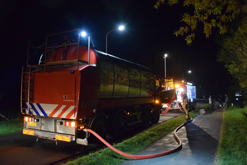 Brandweer groots ingezet voor bosbrand