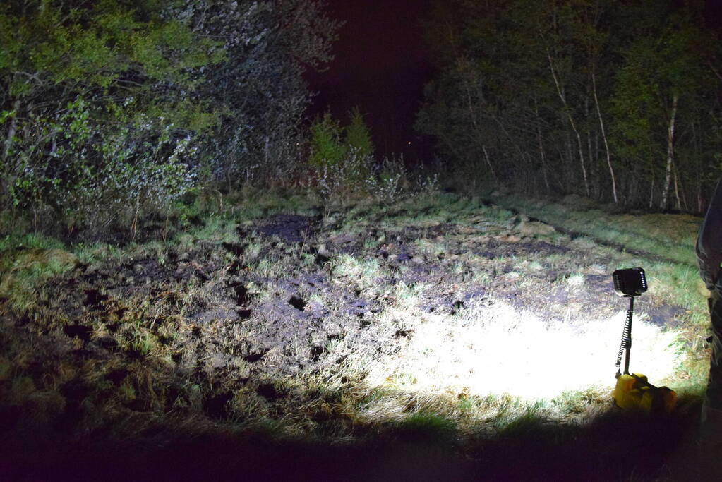 Brandweer groots ingezet voor bosbrand