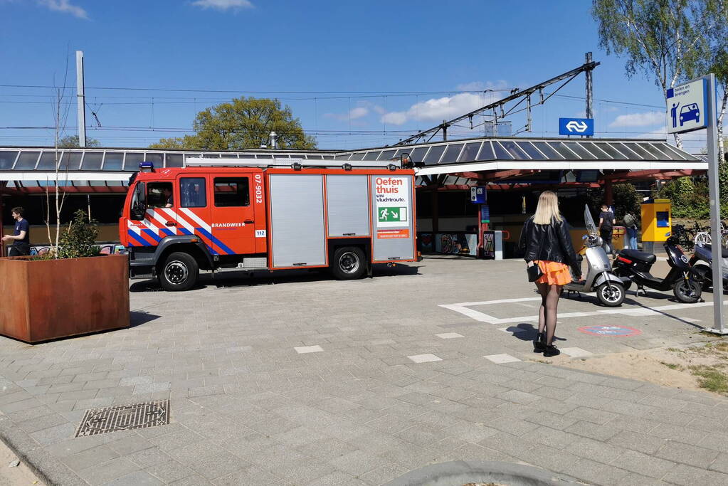 Treinverkeer vertraagd vanwege brand op station