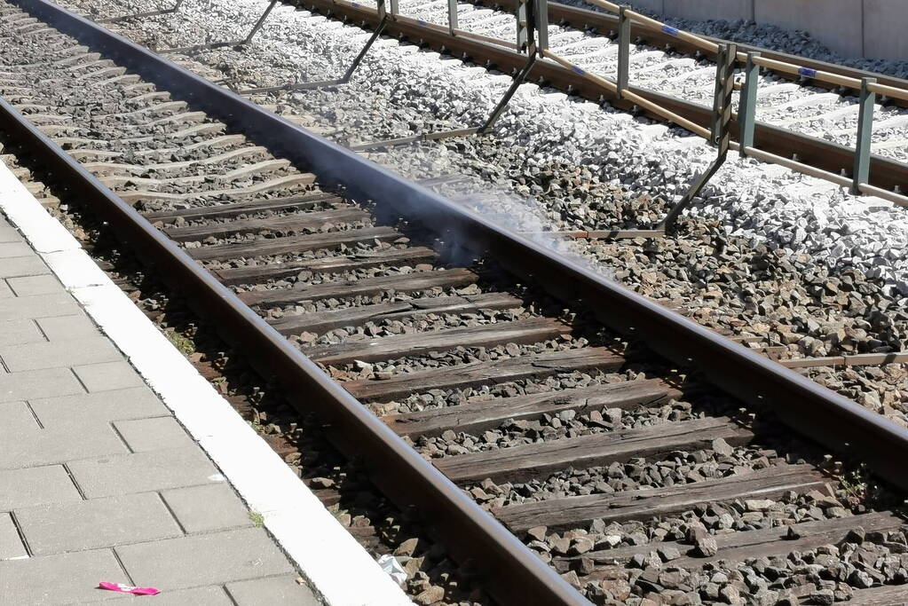 Treinverkeer vertraagd vanwege brand op station