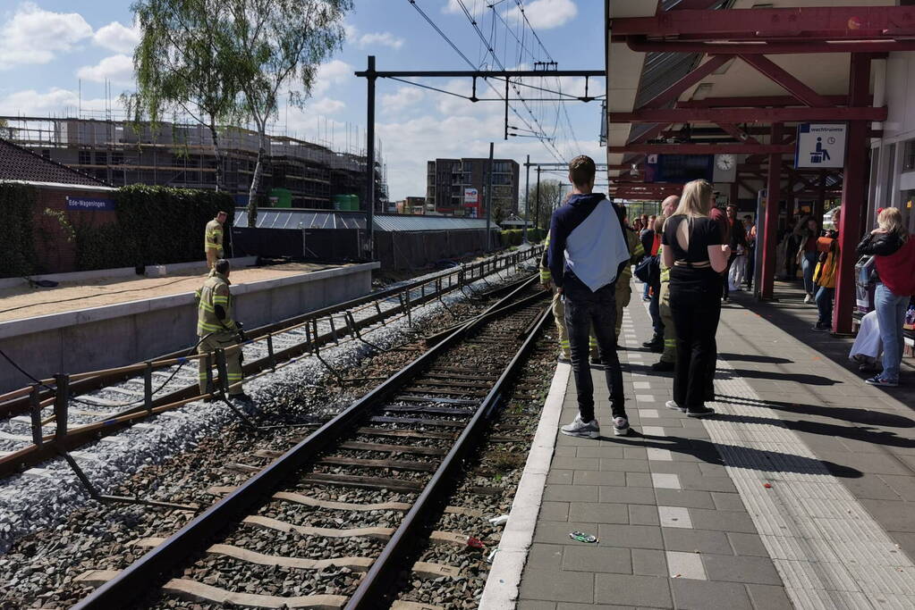 Treinverkeer vertraagd vanwege brand op station