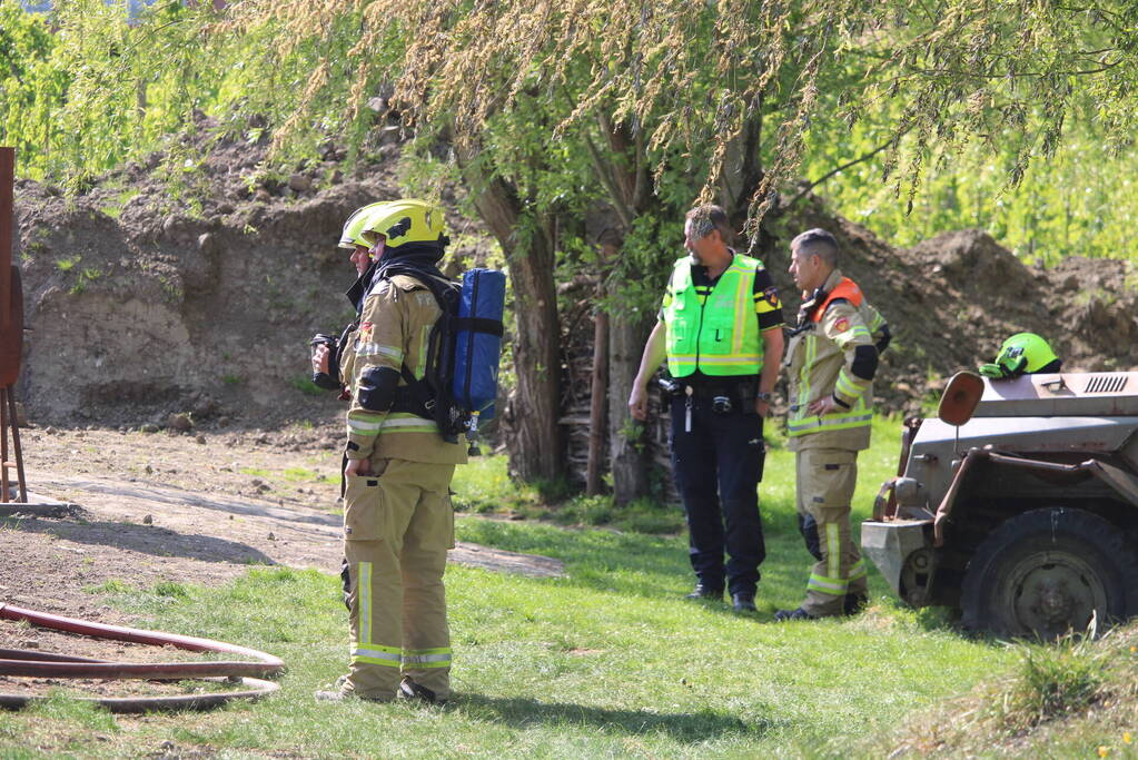 Brandweer ingezet bij schuurbrand