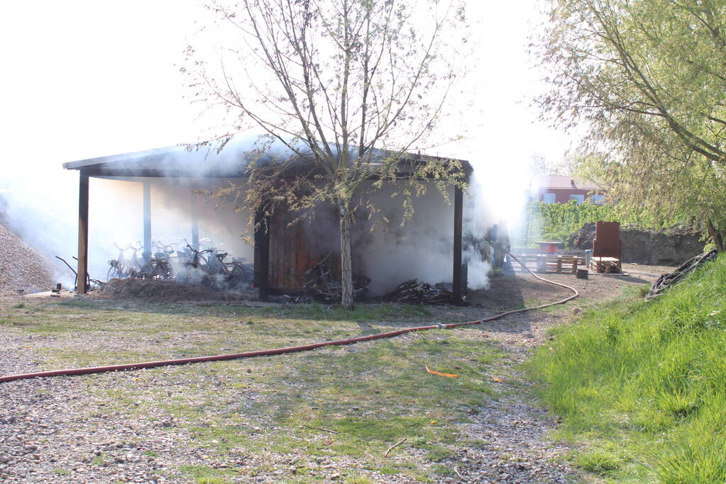 Brandweer ingezet bij schuurbrand
