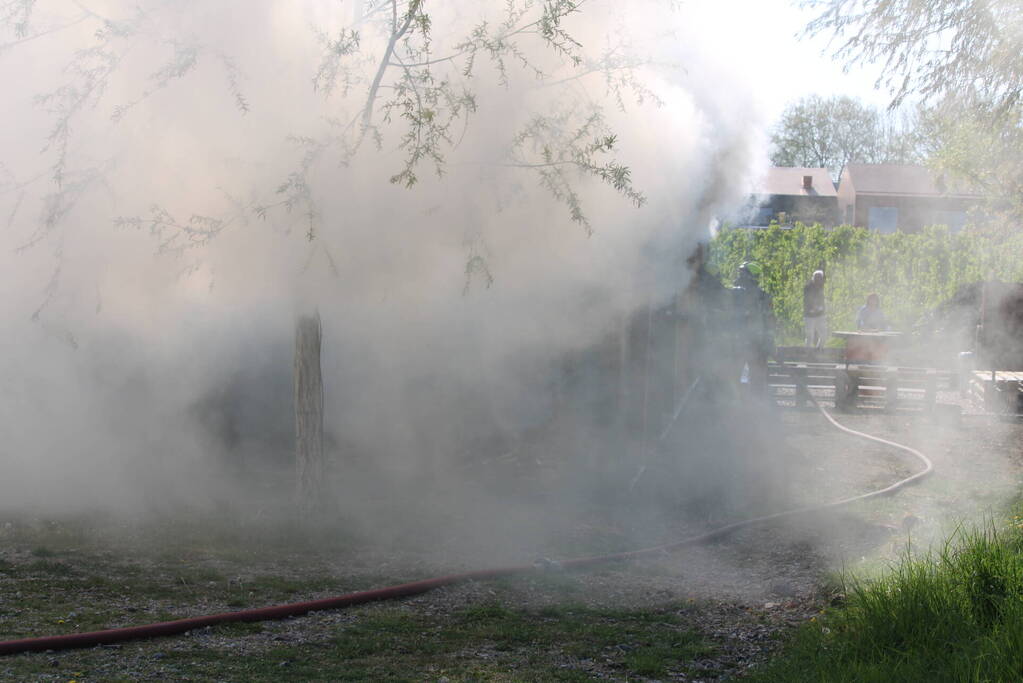 Brandweer ingezet bij schuurbrand