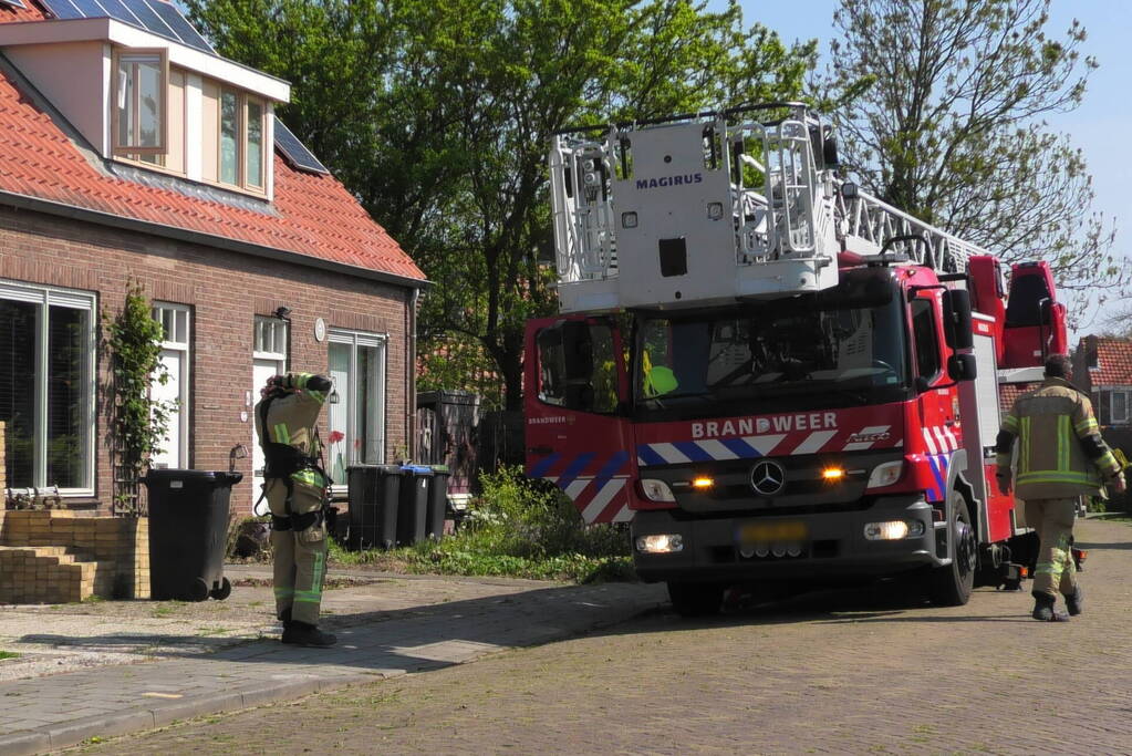 Kraai dagenlang vast in schoorsteen