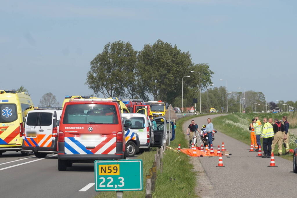 Persoon overleden en gewonde na ernstig ongeval