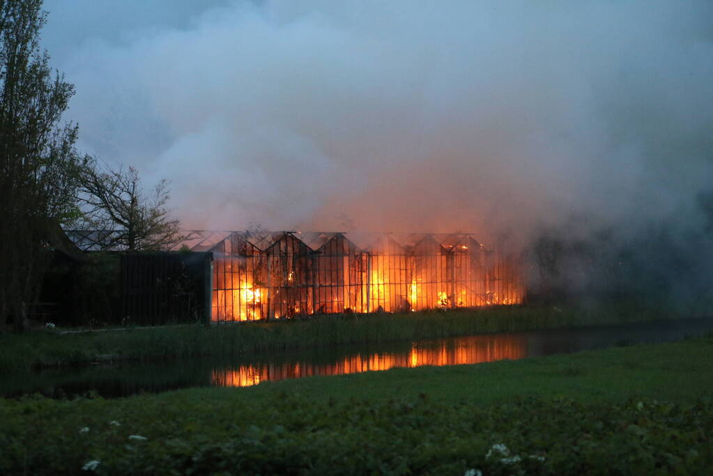 Grote brand in kas