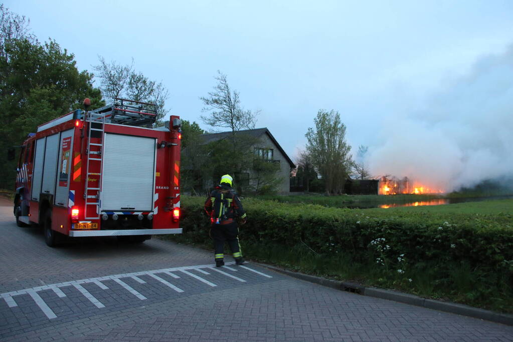 Grote brand in kas